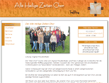 Tablet Screenshot of ahz-chor.at